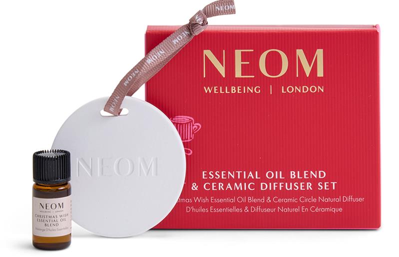 NEOM Essential Oil Blend & Ceramic Diffuser set