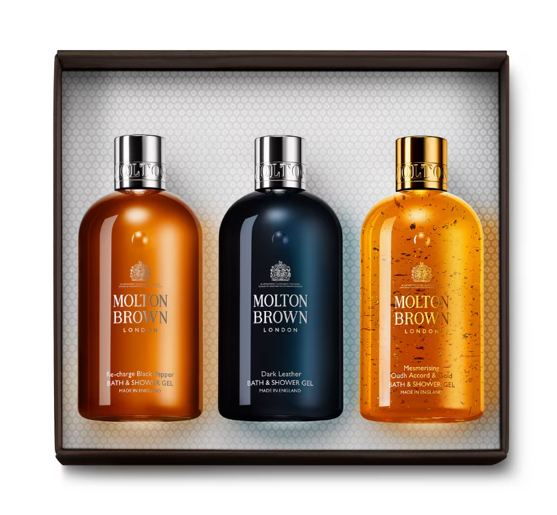 Molton Brown  Woody Trio Shower Gel Gift Set