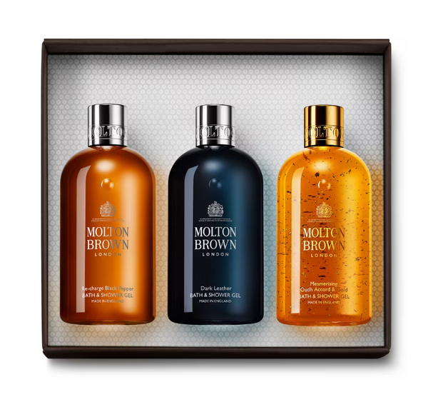 Molton Brown  Woody Trio Shower Gel Gift Set