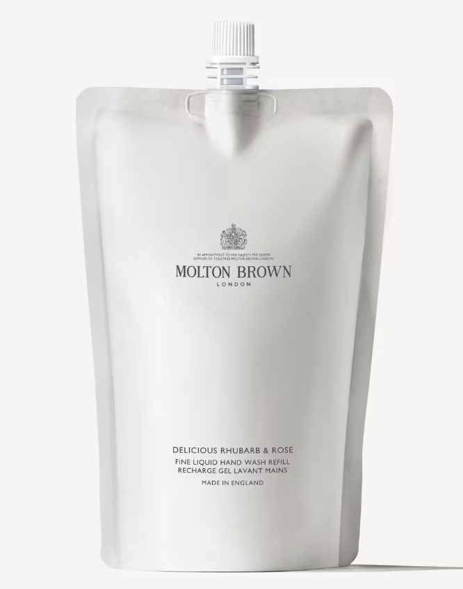 Molton Brown Delicious Rhubarb & Rose Fine Liquid Hand Wash Refill 400ml