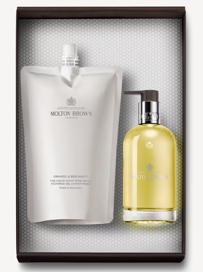 Molton Brown Orange & Bergamot Hand Wash Refill Bottle Gift Set