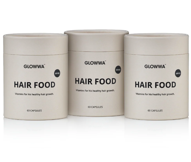 GLOWWA Hair Food - MENS - 3 Month Supply
