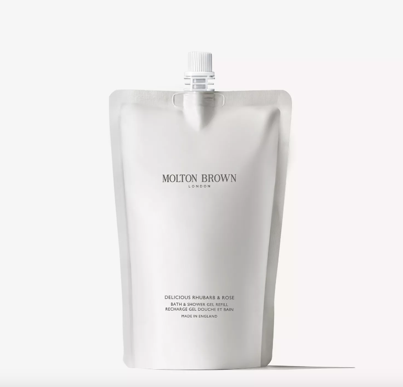 Molton Brown Delicious Rhubarb & Rose Bath & Shower Gel Refill - 400ml