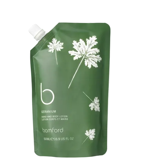 Bamford Geranium Lotion Refill Pouch - 500ml
