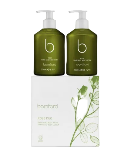 Bamford Rose Duo Gift Set - 2 x 250ml