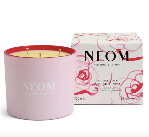 NEOM It’s All Rosy Scented Candle - 3 Wick