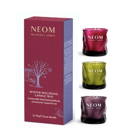 NEOM Winter Wellbeing Candle Trio