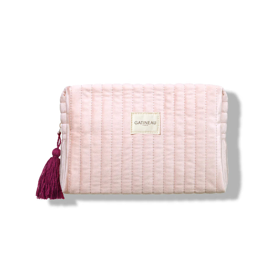 Gatineau Pink Velvet Tassle Bag