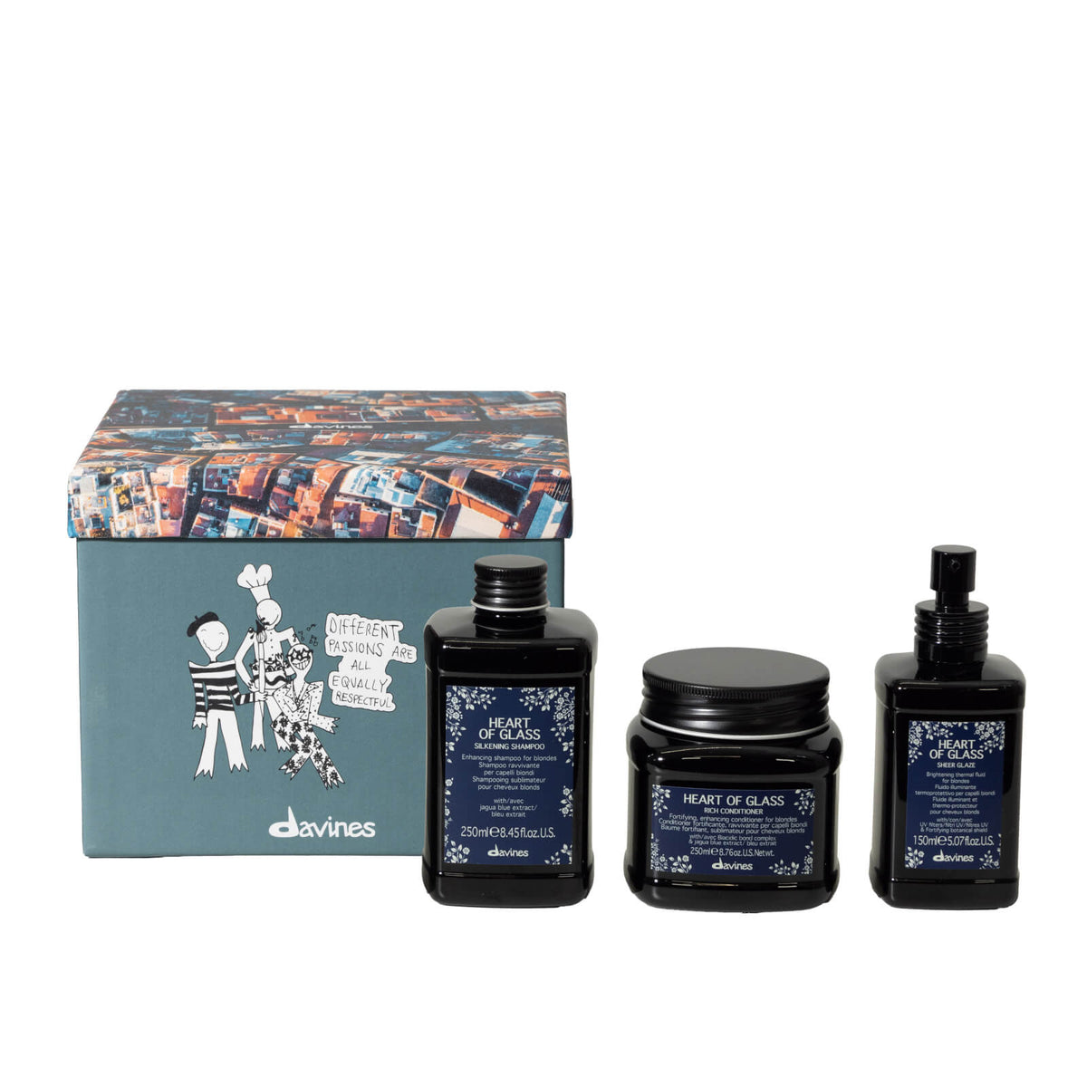 Davines The Liberal Heart Of Glass Gift Set