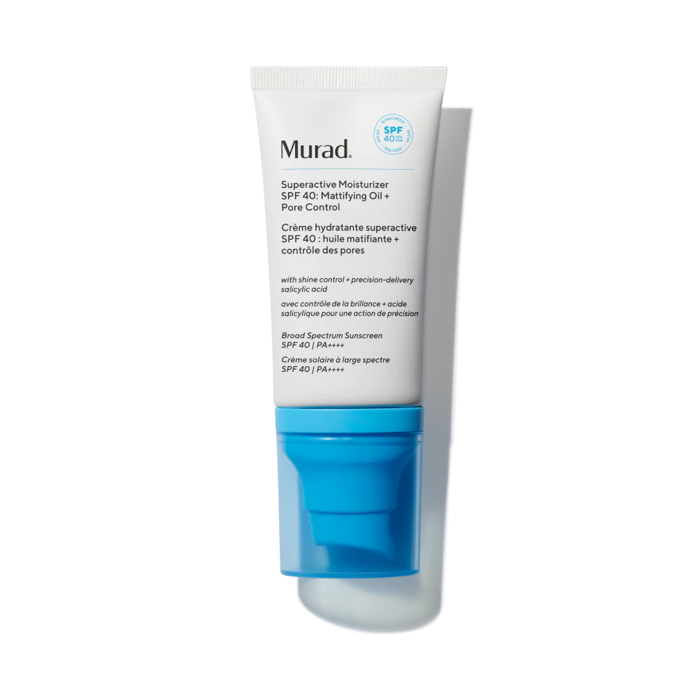 Murad Superactive Moisturiser SPF 40: Mattifying Oil + Pore Control - 50ml