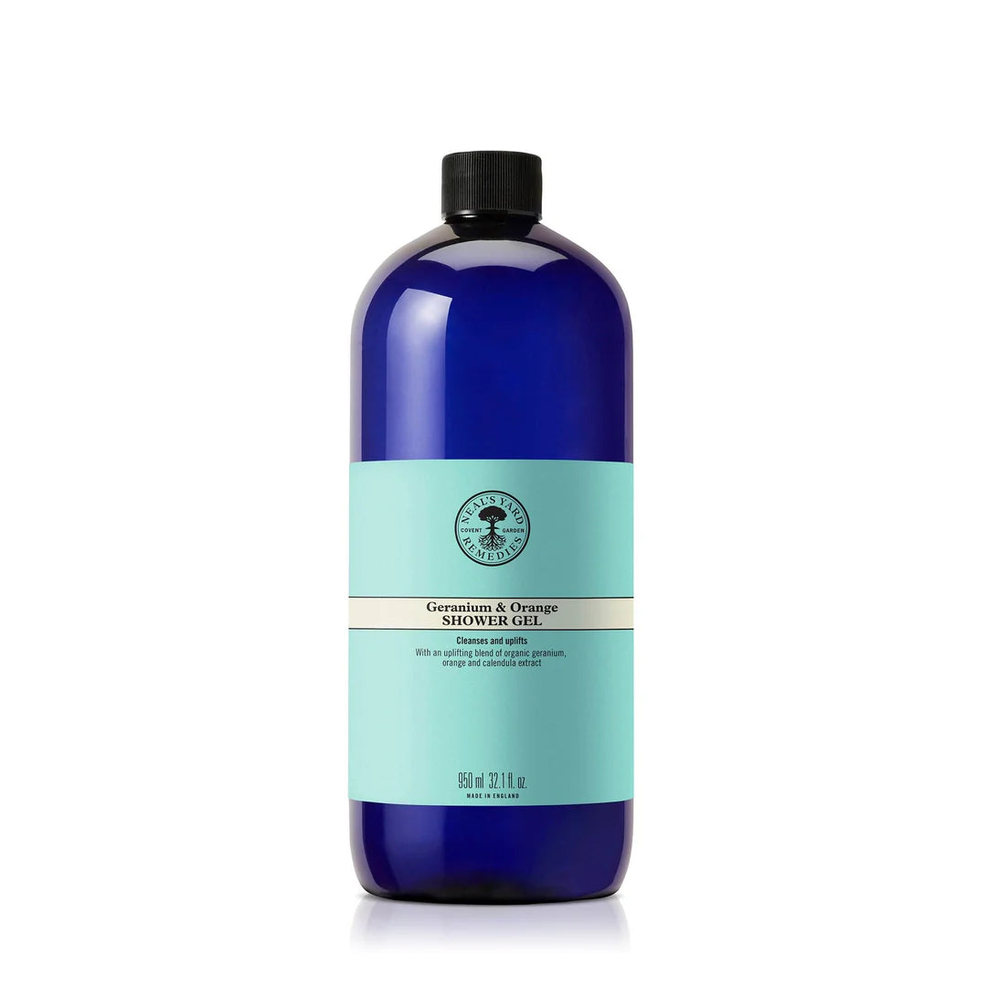 Neal's Yard Remedies Geranium & Orange Shower Gel- - SUPERSIZE - 950ml