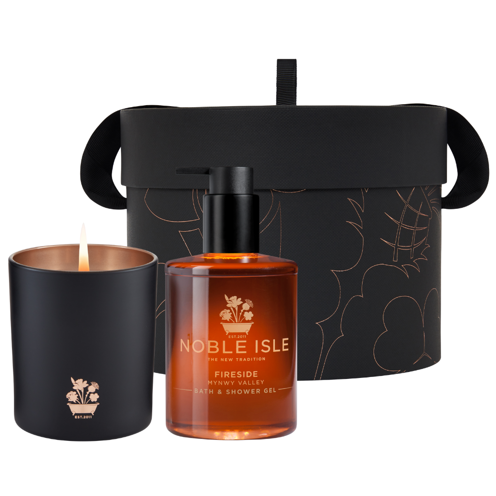 Noble Isle Fireside Bathe By Candlelight Set