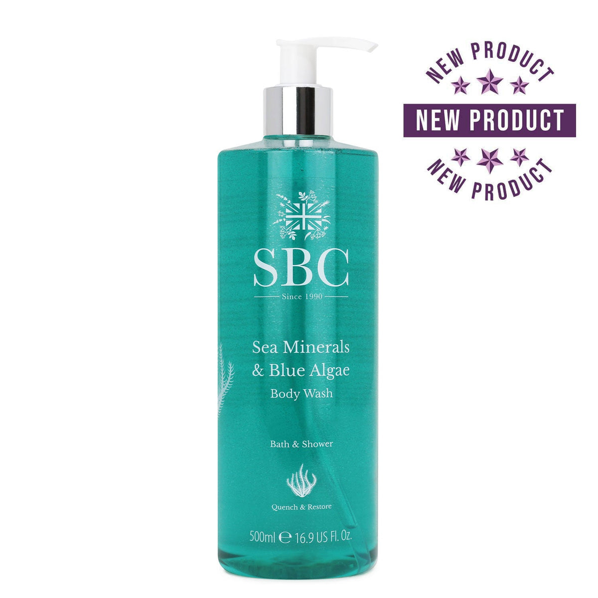 SBC Sea Minerals and Blue Algae Body Wash - 500ml