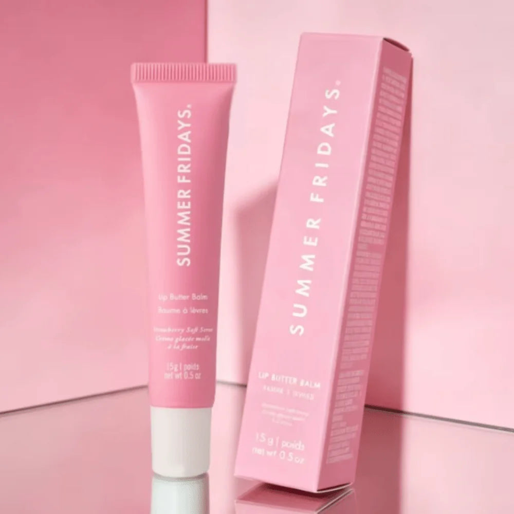 Summer Fridays Lip Butter Balm 15ml - Srtawberry soft serve