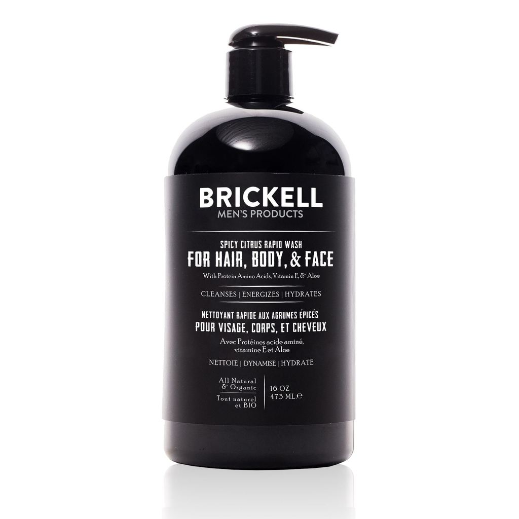 Brickell Rapid Wash Spicy Citrus - 473ml