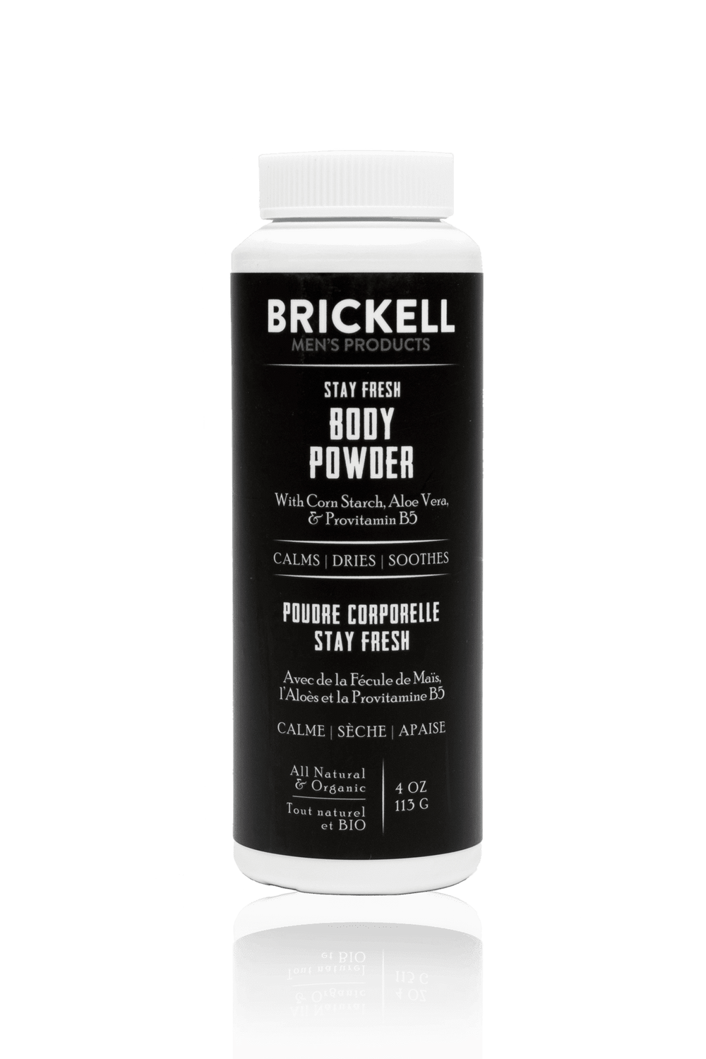 Brickell Stay Fresh Body Powder - 113g | The Skin Hut Shop