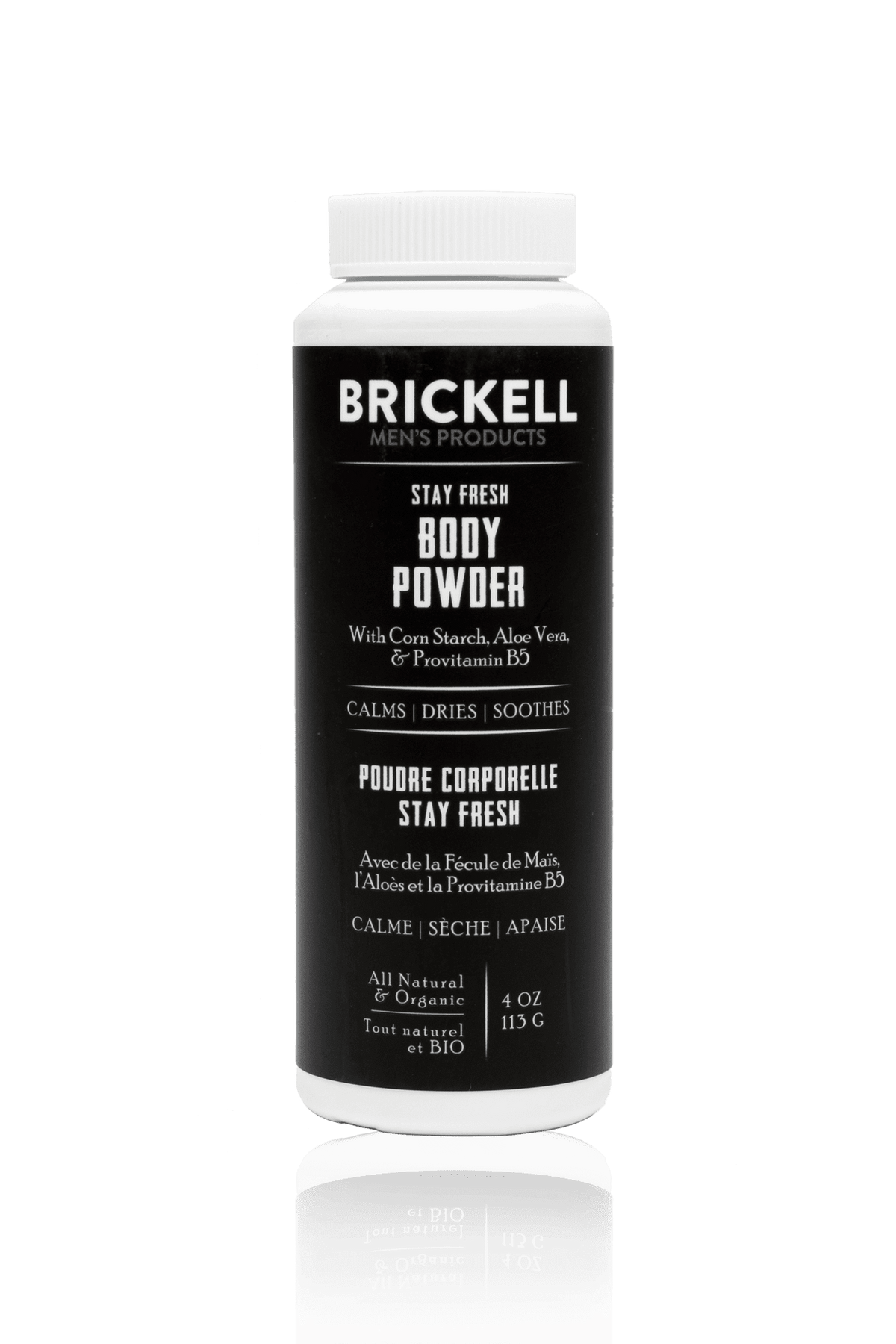 Brickell Stay Fresh Body Powder - 113g