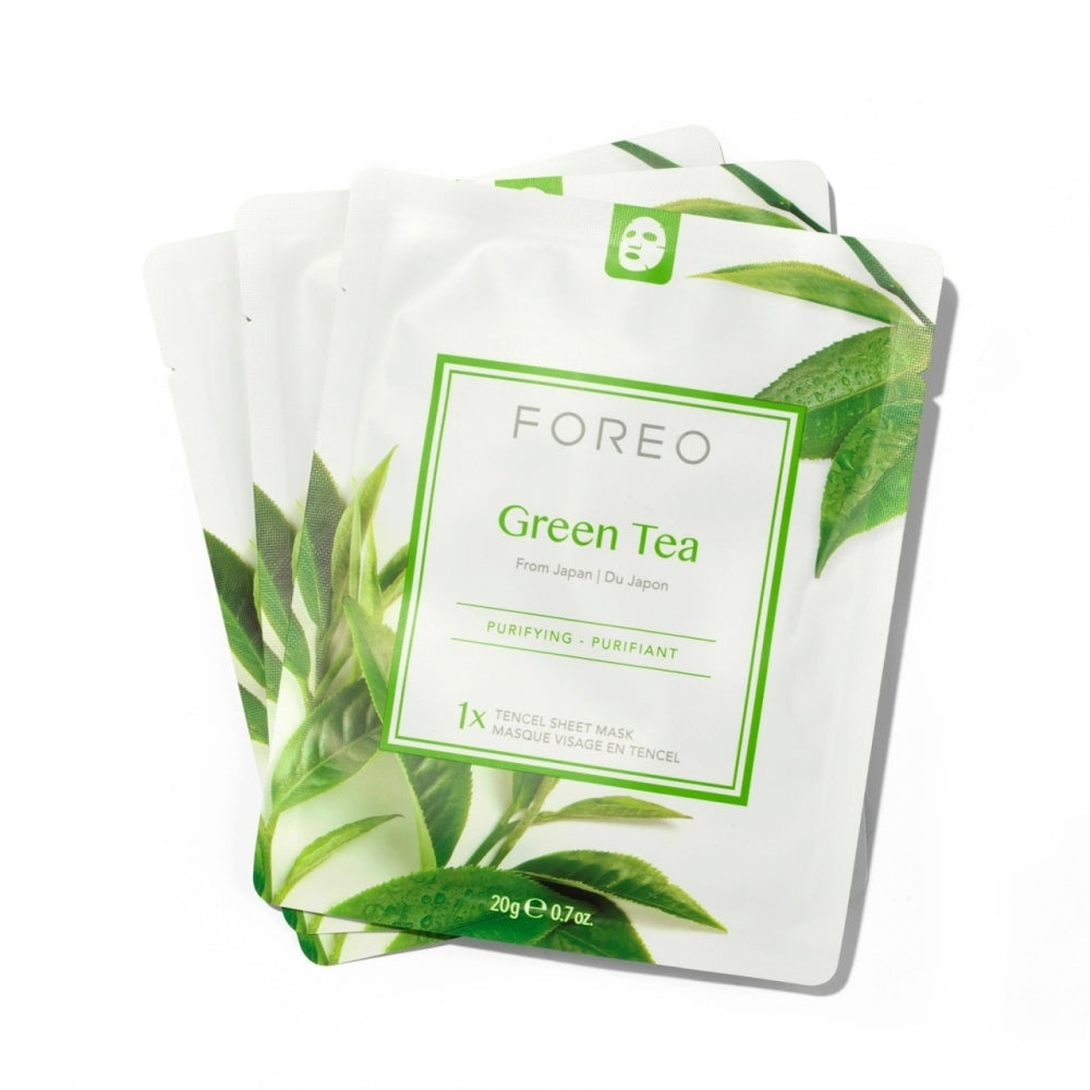 Foreo Farm to Face Green Tea Sheet Masks x 3